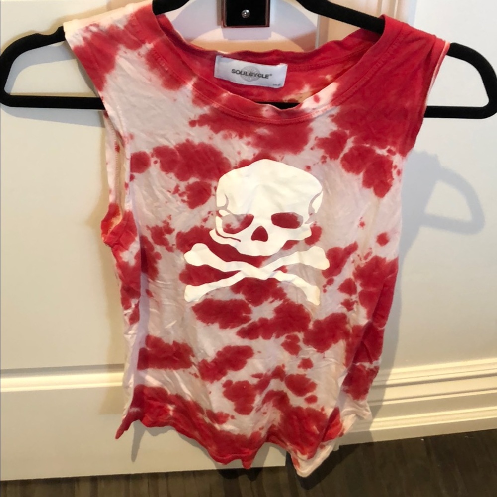 Soulcycle tye dye muscle tank